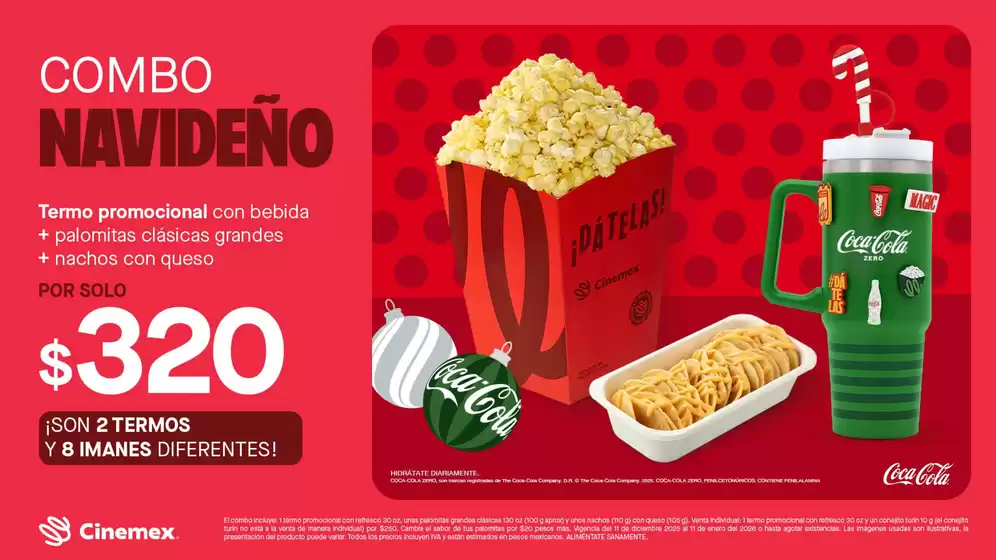 Catálogo Cinemex en Villa Nicolás Romero | Promo | 2025-12-19T00:00:00.000Z - 2026-01-11T00:00:00.000Z