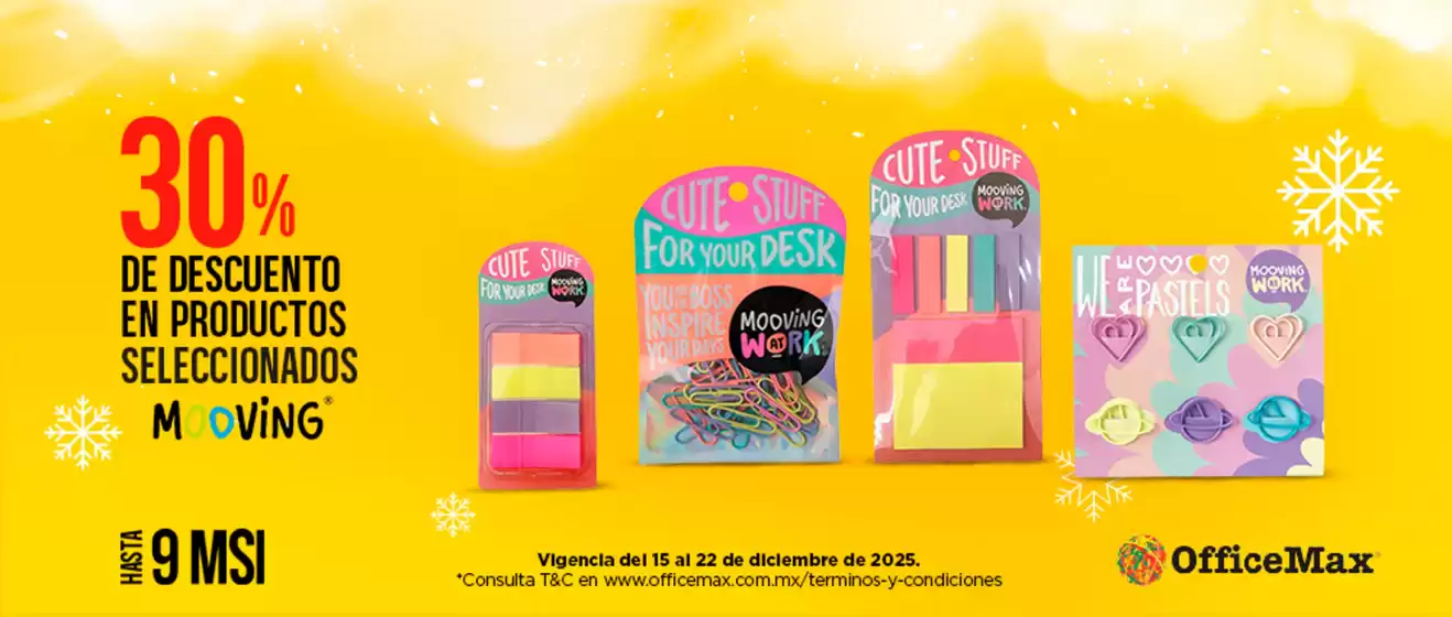 Catálogo OfficeMax en Acatlán de Juárez | Excelente oferta para cazadores de gangas | 2025-12-15T00:00:00.000Z - 2025-12-22T00:00:00.000Z