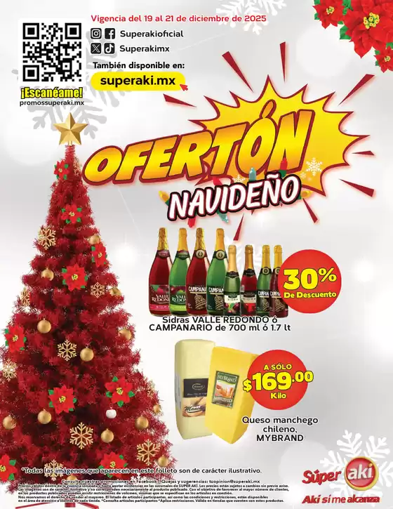 Catálogo Súper Aki en Tecomán | Oferton del 19 al 21 de diciembre de 2025 compressed paginas 1 | 2025-12-19T00:00:00.000Z - 2025-12-21T00:00:00.000Z