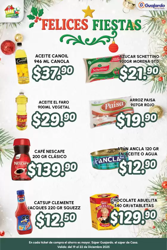 Catálogo Guajardo en Tulancingo | Ofertas principales para ahorradores | 2025-12-19T00:00:00.000Z - 2025-12-22T00:00:00.000Z