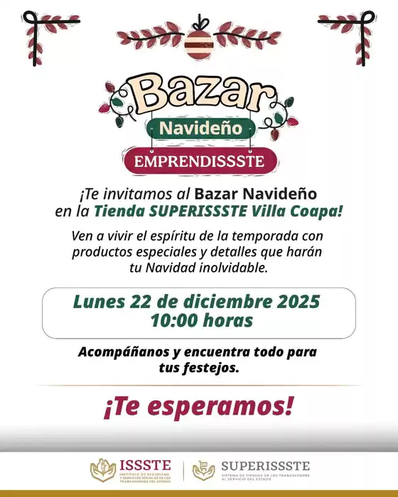 Catálogo SuperISSSTE en Puerto Peñasco | Gangas exclusivas | 2025-12-22T00:00:00.000Z - 2025-12-22T00:00:00.000Z