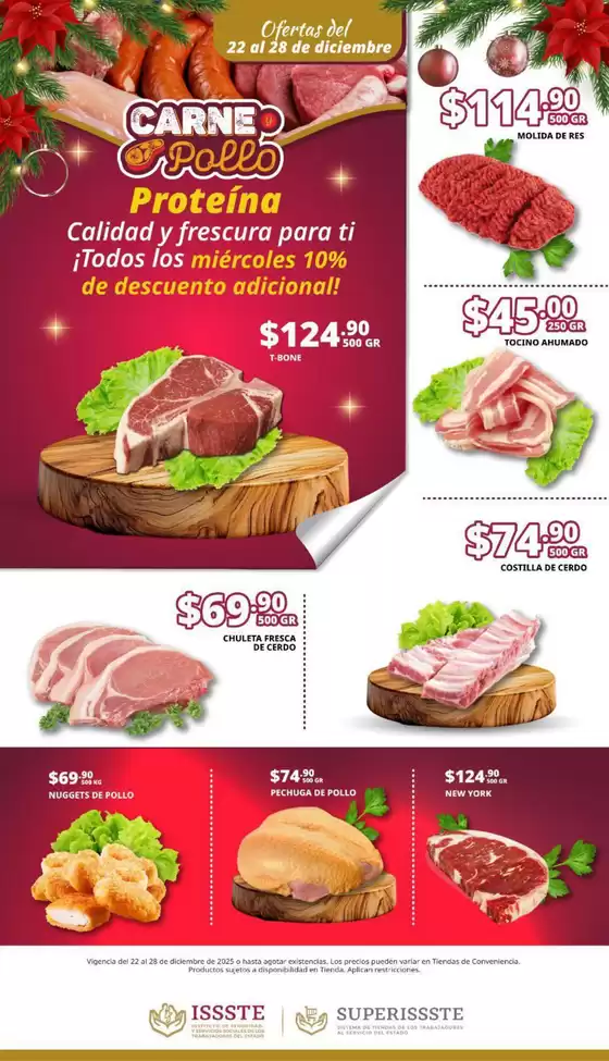 Catálogo SuperISSSTE | Nuestras mejores ofertas para ti | 2025-12-22T00:00:00.000Z - 2025-12-28T00:00:00.000Z