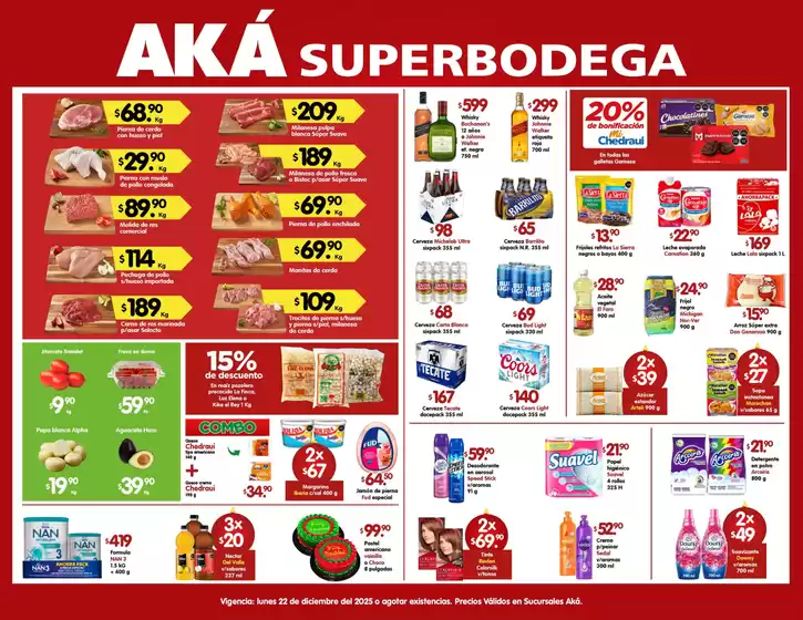 Catálogo AKÁ Superbodega | Ofertas AKÁ Superbodega | 2025-12-22T00:00:00.000Z - 2025-12-22T00:00:00.000Z