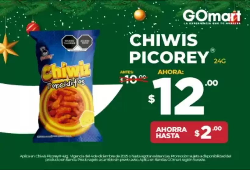 Catálogo Go Mart en Santo Domingo Tehuantepec | Nuestras mejores ofertas para ti | 2025-12-04T00:00:00.000Z - 2025-12-31T00:00:00.000Z