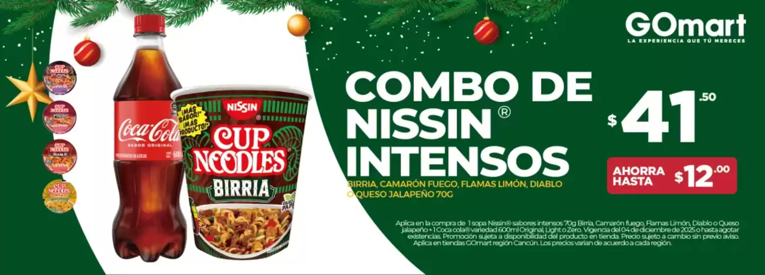 Catálogo Go Mart en Santo Domingo Tehuantepec | Gangas y ofertas actuales | 2025-12-04T00:00:00.000Z - 2025-12-31T00:00:00.000Z