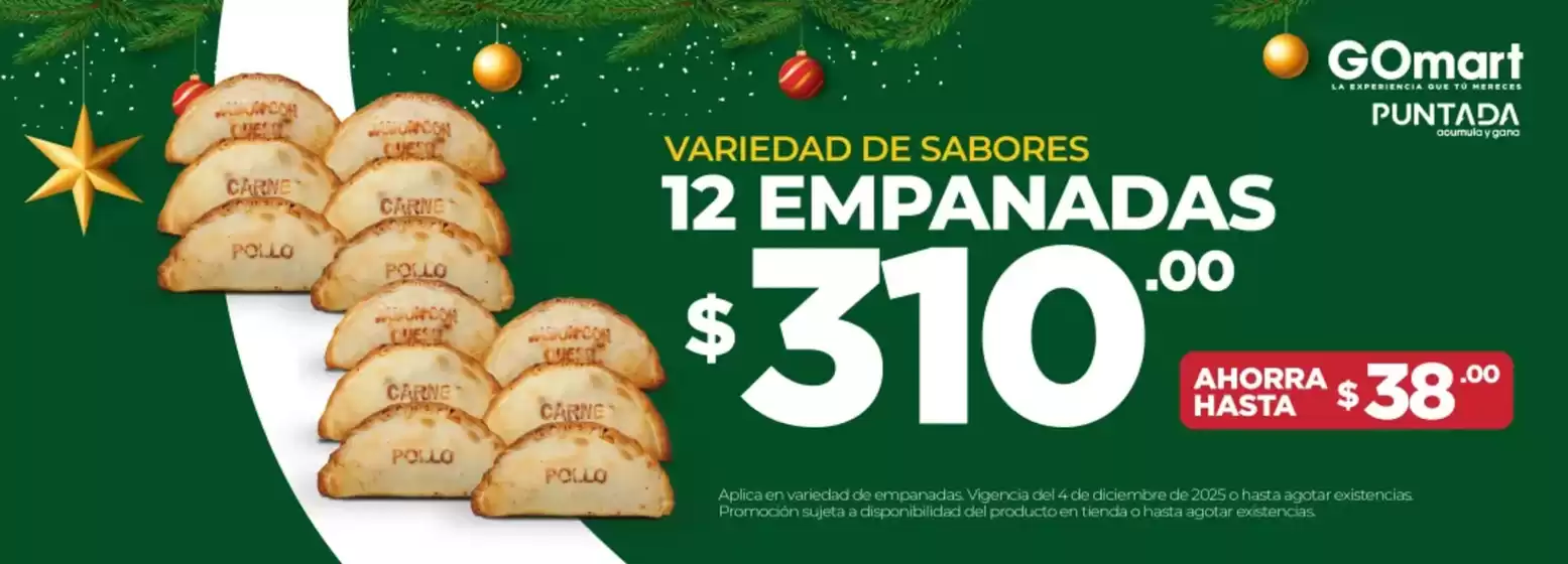 Catálogo Go Mart en Monclova | Ofertas y promociones actuales | 2025-12-04T00:00:00.000Z - 2025-12-31T00:00:00.000Z