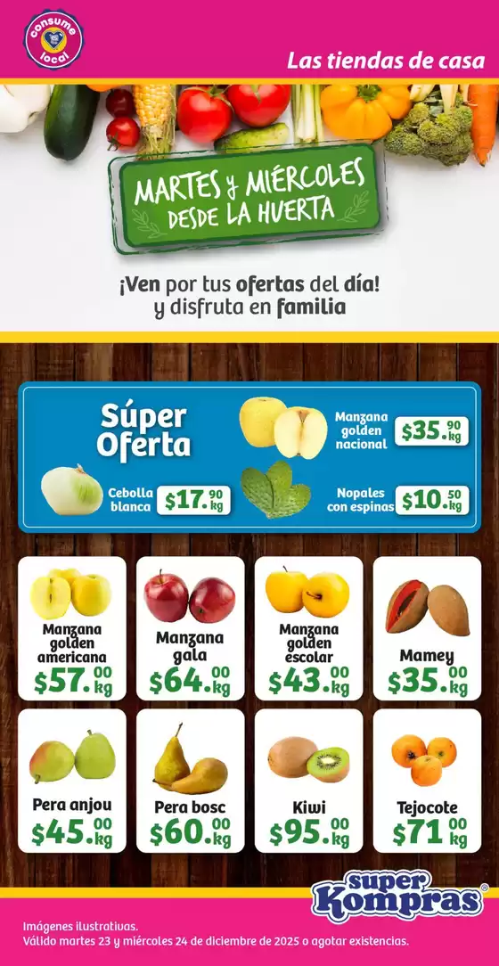 Catálogo Super kompras en Tlaxcala de Xicohténcatl | Ofertas Super Kompras | 2025-12-23T00:00:00.000Z - 2025-12-24T00:00:00.000Z