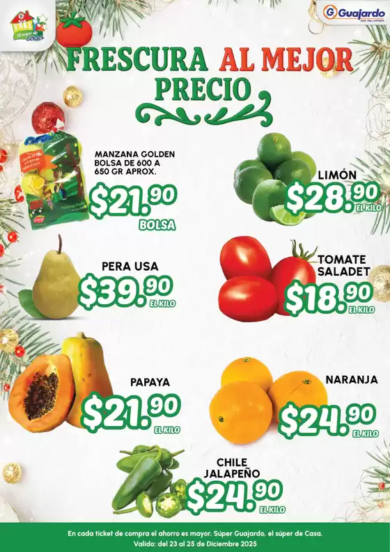 Catálogo Guajardo en Santiago de Querétaro | Nuevas ofertas para descubrir | 2025-12-23T00:00:00.000Z - 2025-12-25T00:00:00.000Z