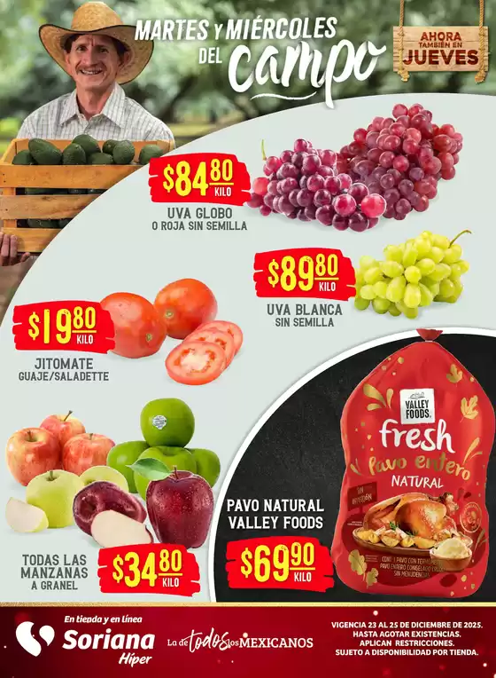 Catálogo Soriana Híper en Naucalpan (México) | Ofertas y promociones actuales | 2025-12-23T00:00:00.000Z - 2025-12-25T00:00:00.000Z