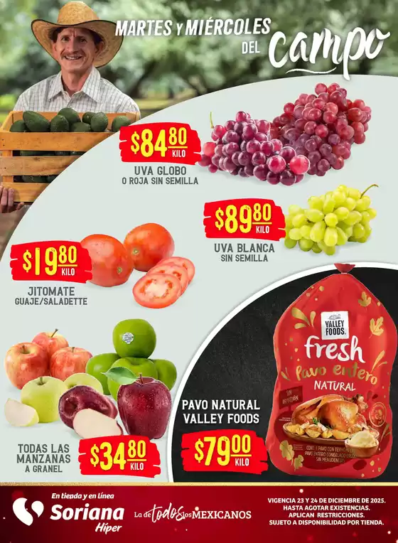 Catálogo Soriana Híper en Puerto Vallarta | Nuevas ofertas para descubrir | 2025-12-23T00:00:00.000Z - 2025-12-24T00:00:00.000Z
