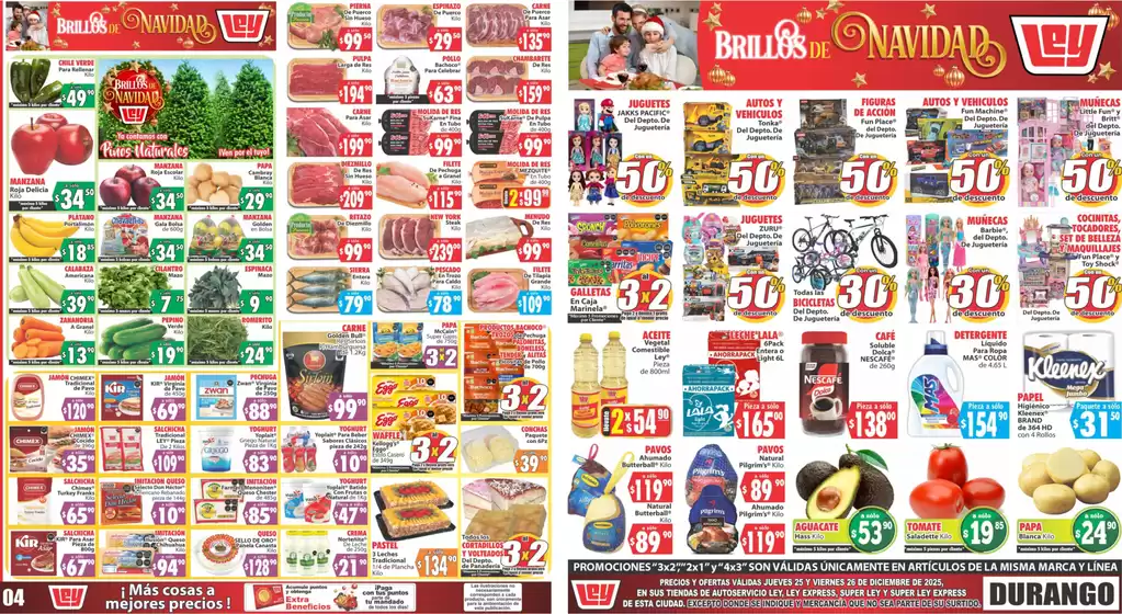 Catálogo Casa Ley en Zacatecas | Ofertas principales para ahorradores | 2025-12-25T00:00:00.000Z - 2025-12-26T00:00:00.000Z