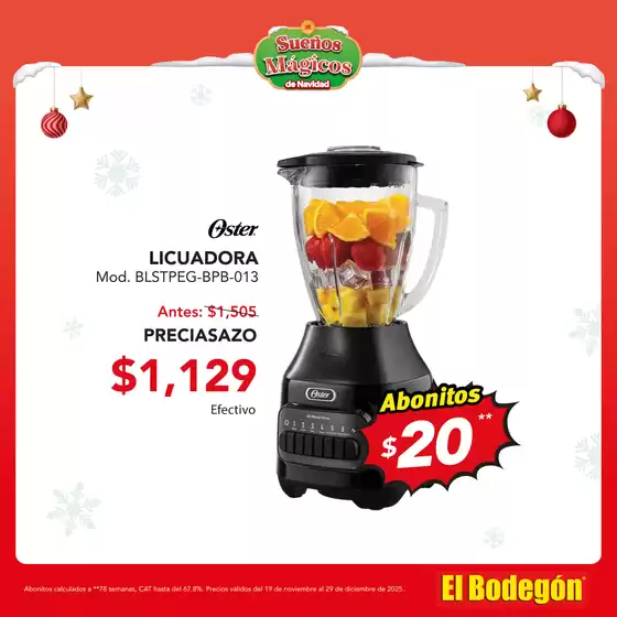 Catálogo El Bodegón en Tepic | Ofertas exclusivas para nuestros clientes | 2025-11-19T00:00:00.000Z - 2025-12-29T00:00:00.000Z