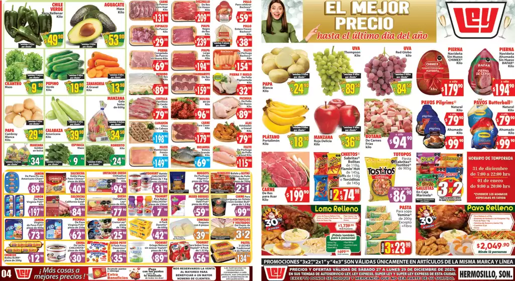Catálogo Casa Ley en Irapuato | Gangas y ofertas actuales | 2025-12-27T00:00:00.000Z - 2025-12-29T00:00:00.000Z