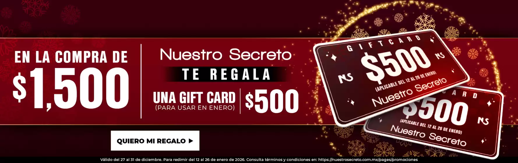 Catálogo Nuestro Secreto en Tijuana | Ofertas y gangas exclusivas | 2025-12-27T00:00:00.000Z - 2025-12-31T00:00:00.000Z