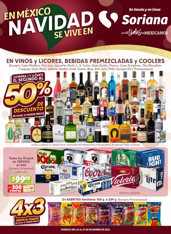 Catálogo Soriana Híper en Chihuahua | Ofertas y promociones actuales | 2025-12-26T00:00:00.000Z - 2025-12-31T00:00:00.000Z