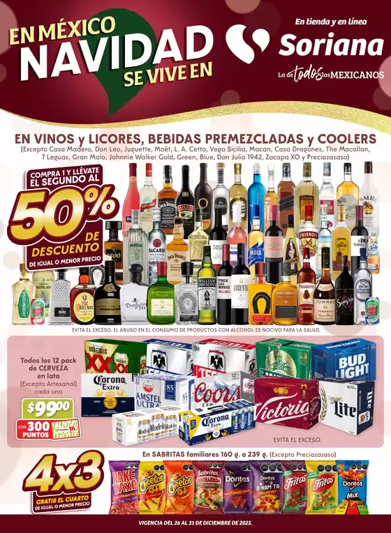 Catálogo Soriana Híper en Chihuahua | Gran variedad de ofertas | 2025-12-26T00:00:00.000Z - 2025-12-31T00:00:00.000Z