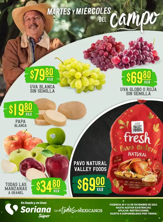 Catálogo Soriana Súper en Reynosa | VolMartesSuper301225Nacional | 2025-12-30T00:00:00.000Z - 2025-12-31T00:00:00.000Z