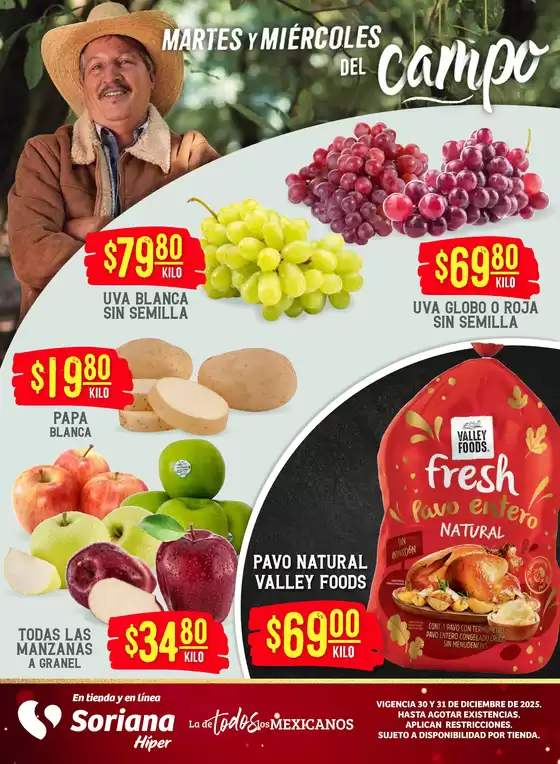 Catálogo Soriana Híper en Reynosa | VolMartesHiper301225Nacional | 2025-12-30T00:00:00.000Z - 2025-12-31T00:00:00.000Z