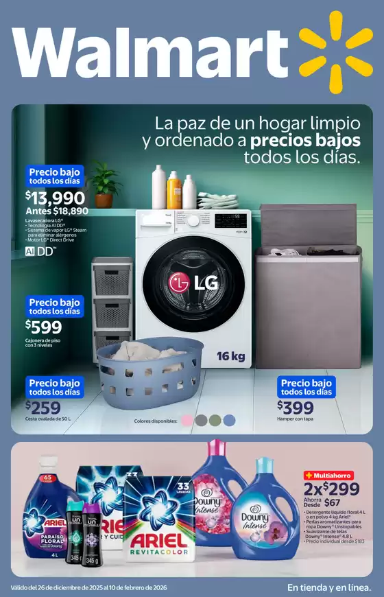 Catálogo Walmart en Ciudad Obregón | ORG Y LIMP 2025 | 2025-12-26T00:00:00.000Z - 2026-02-10T00:00:00.000Z