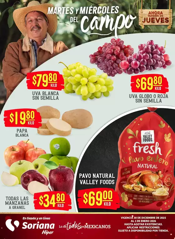 Catálogo Soriana Híper en Santa Catarina (Nuevo León) | Ofertas especiales para ti | 2025-12-31T00:00:00.000Z - 2026-01-01T00:00:00.000Z