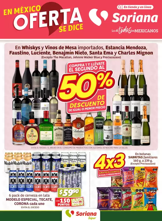 Catálogo Soriana Súper en Irapuato | Ofertas principales y descuentos | 2026-01-02T00:00:00.000Z - 2026-01-16T00:00:00.000Z