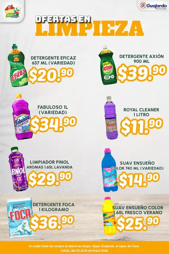 Catálogo Guajardo | Ofertas y promociones actuales | 2026-01-02T00:00:00.000Z - 2026-01-05T00:00:00.000Z