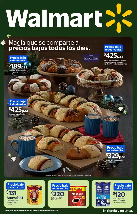 Catálogo Walmart en Irapuato | ROSCA REYES | 2025-12-26T00:00:00.000Z - 2026-01-06T00:00:00.000Z