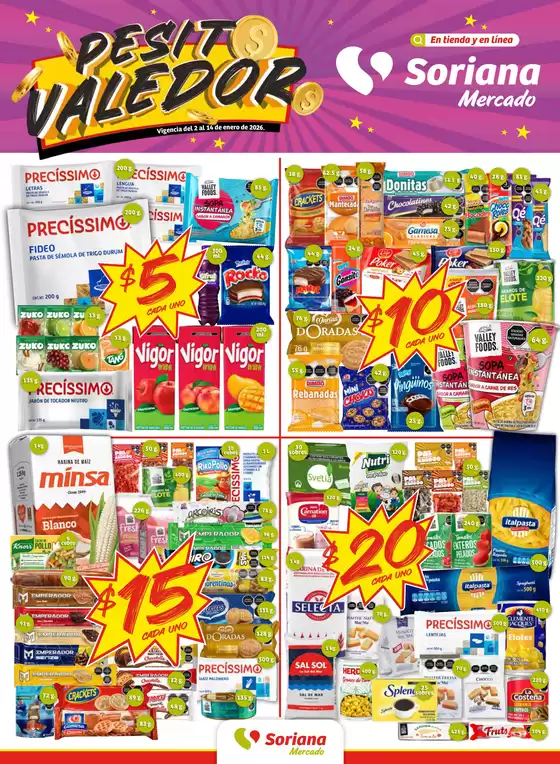 Catálogo Soriana Mercado en Berriozábal | Ofertas especiales para ti | 2026-01-02T00:00:00.000Z - 2026-01-14T00:00:00.000Z