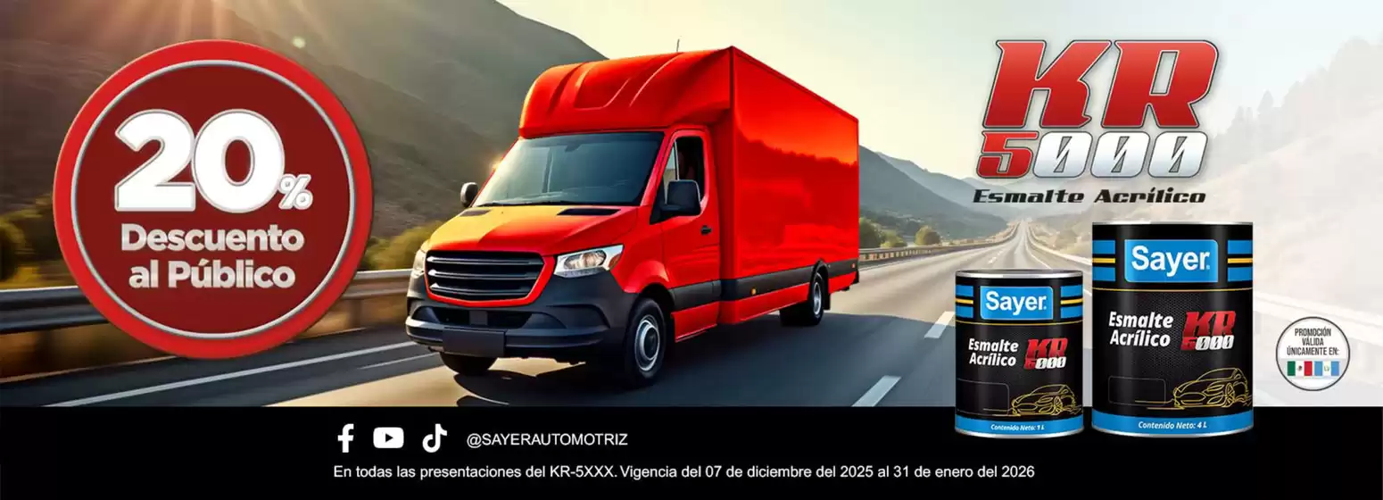 Catálogo Sayer en Ecatepec de Morelos | Promo | 2026-01-05T00:00:00.000Z - 2026-01-31T00:00:00.000Z