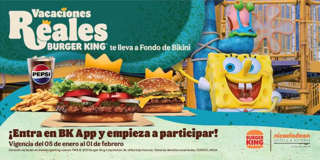 Catálogo Burger King en Monterrey | Promo | 2026-01-05T00:00:00.000Z - 2026-02-01T00:00:00.000Z
