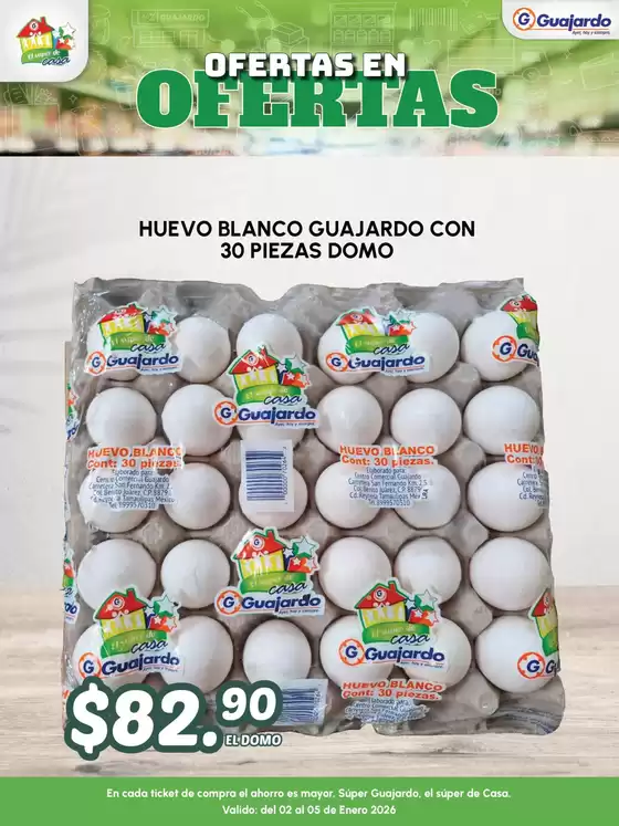 Catálogo Guajardo en Cuajimalpa de Morelos | Ofertas principales para ahorradores | 2026-01-02T00:00:00.000Z - 2026-01-05T00:00:00.000Z