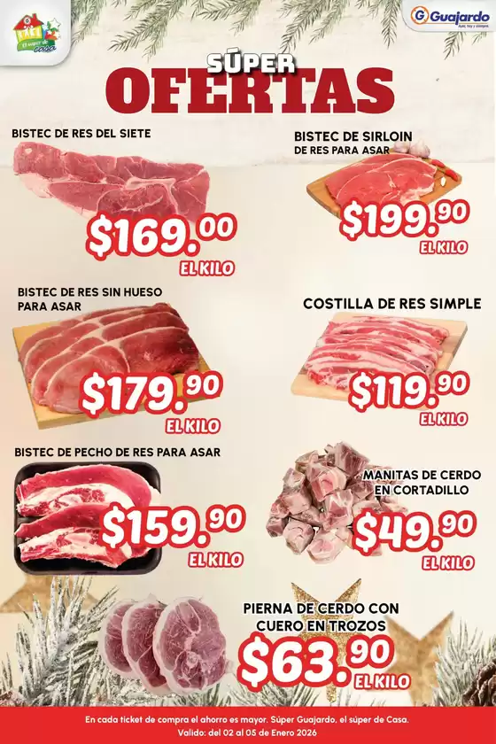 Catálogo Guajardo en Cuajimalpa de Morelos | Ofertas principales para todos los clientes | 2026-01-02T00:00:00.000Z - 2026-01-05T00:00:00.000Z