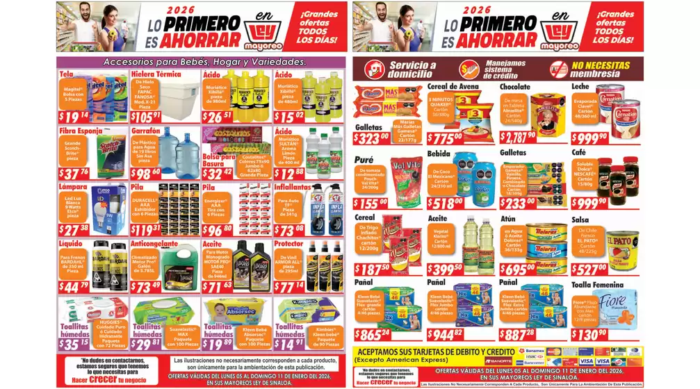 Catálogo Casa Ley en Ciudad de México | Gran variedad de ofertas | 2026-01-05T00:00:00.000Z - 2026-01-11T00:00:00.000Z
