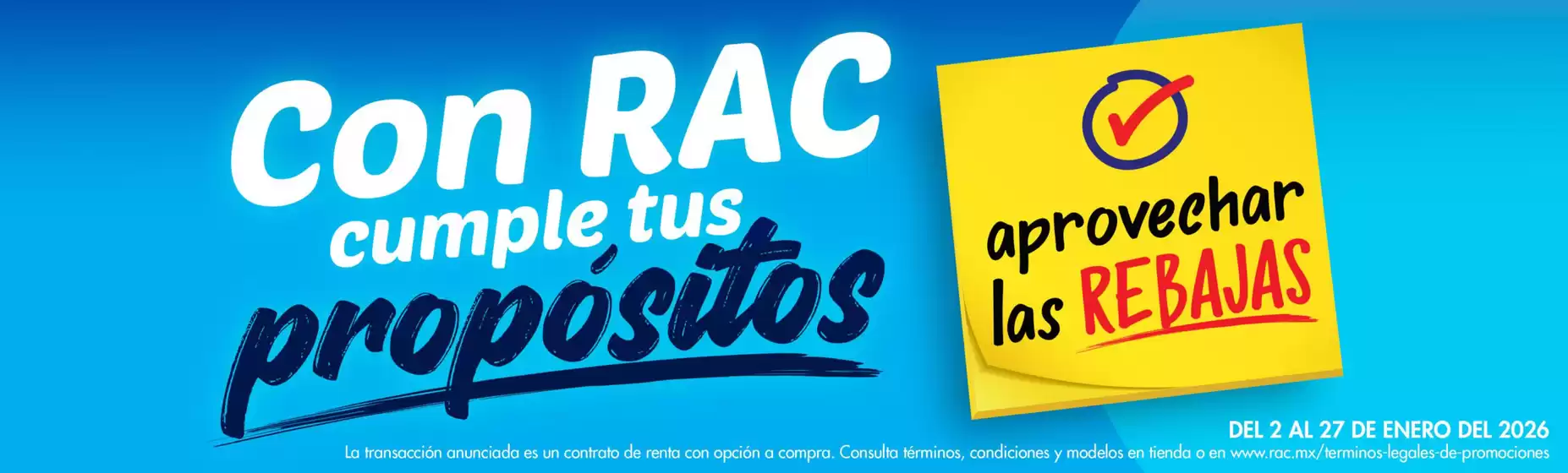 Catálogo RAC en Ex-Hacienda Santa Rosa | Promos | 2026-01-06T00:00:00.000Z - 2026-01-27T00:00:00.000Z
