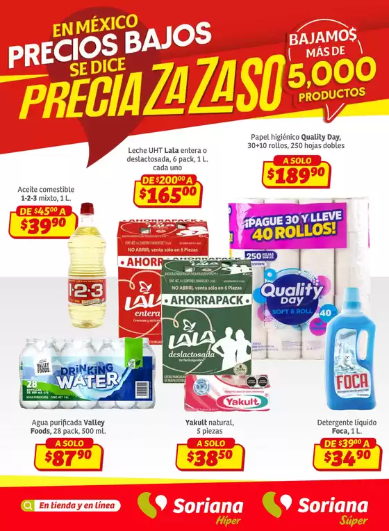 Catálogo Soriana Súper en Tlaquepaque | Ofertas principales para todos los clientes | 2026-01-06T00:00:00.000Z - 2026-01-14T00:00:00.000Z