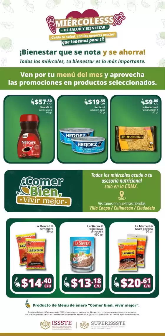 Catálogo SuperISSSTE en Santa Ana Chiautempan | Ofertas especiales para ti | 2026-01-07T00:00:00.000Z - 2026-01-07T00:00:00.000Z