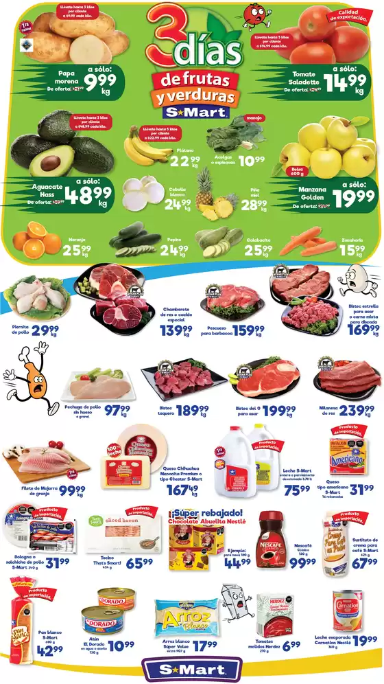 Catálogo S-Mart en Lagos de Moreno | Ofertas S-Mart laredo | 2026-01-07T00:00:00.000Z - 2026-01-08T00:00:00.000Z