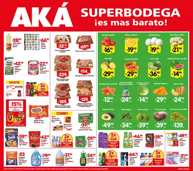 Catálogo AKÁ Superbodega en Lagos de Moreno | Ofertas AKÁ Superbodega | 2026-01-07T00:00:00.000Z - 2026-01-07T00:00:00.000Z