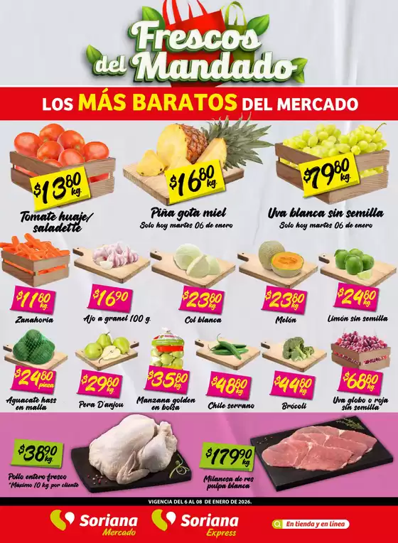 Catálogo Soriana Mercado en Lagos de Moreno | VolMartes060126MDOnoreste | 2026-01-06T00:00:00.000Z - 2026-01-08T00:00:00.000Z