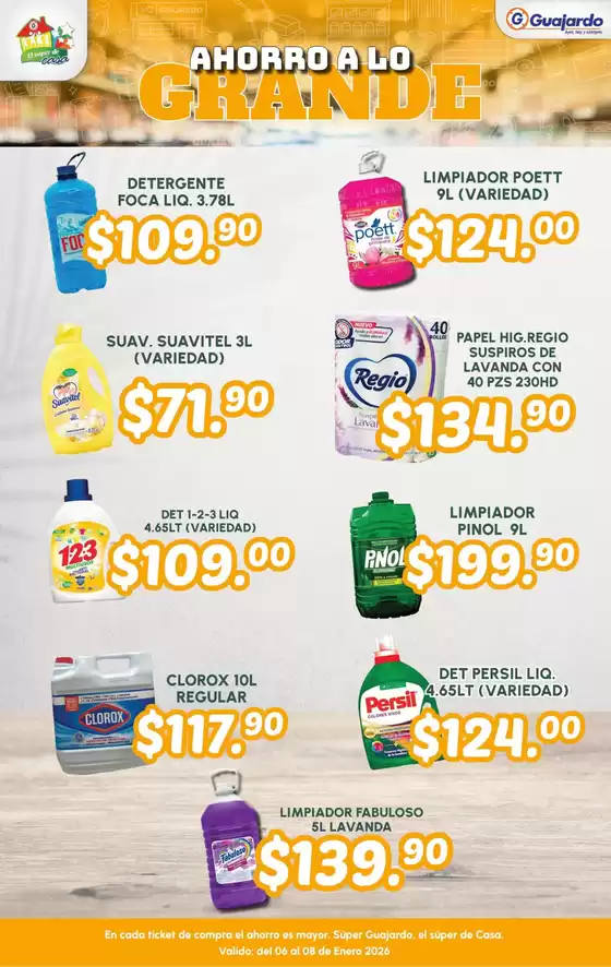 Catálogo Guajardo en Atlacomulco de Fabela | Ofertas exclusivas para nuestros clientes | 2026-01-06T00:00:00.000Z - 2026-01-08T00:00:00.000Z