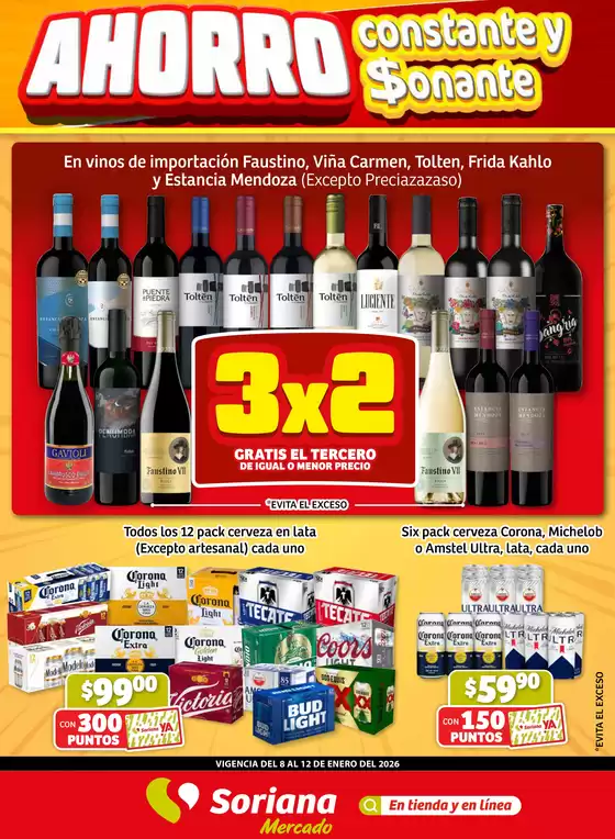 Catálogo Soriana Mercado en San Andrés Tuxtla | Ofertas Soriana Mercado | 2026-01-08T00:00:00.000Z - 2026-01-12T00:00:00.000Z