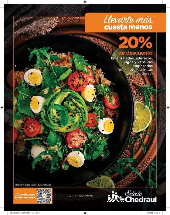 Catálogo Chedraui en San Antonino Castillo Velasco | Folleto | 2026-01-09T00:00:00.000Z - 2026-01-31T00:00:00.000Z