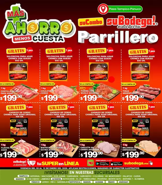 Catálogo SuBodega en Valle de Santiago | Ofertas principales y descuentos | 2026-01-09T00:00:00.000Z - 2026-01-12T00:00:00.000Z