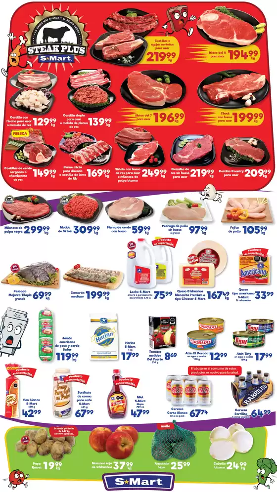 Catálogo S-Mart en Toluca de Lerdo | Ofertas S-Mart monterrey | 2026-01-09T00:00:00.000Z - 2026-01-12T00:00:00.000Z