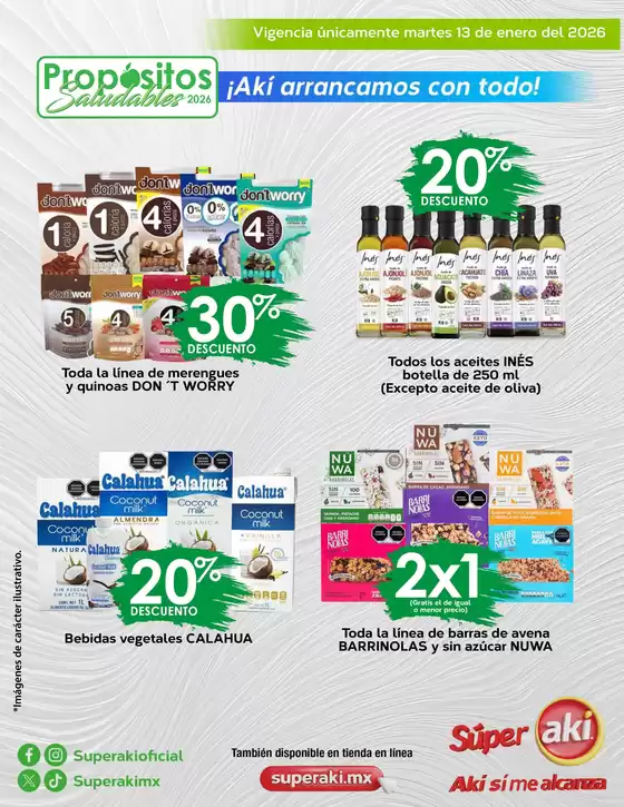 Catálogo Aki Gran Mayoreo en Guadalajara | Propositos saludables | 2026-01-13T00:00:00.000Z - 2026-01-13T00:00:00.000Z