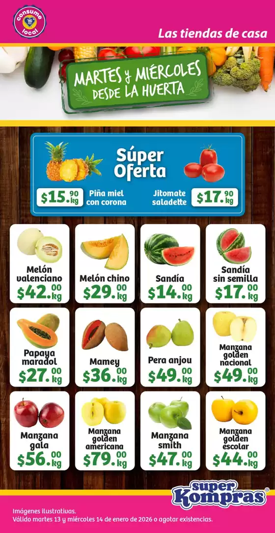 Catálogo Super kompras en Ciudad Madero | Ofertas Super Kompras | 2026-01-13T00:00:00.000Z - 2026-01-14T00:00:00.000Z