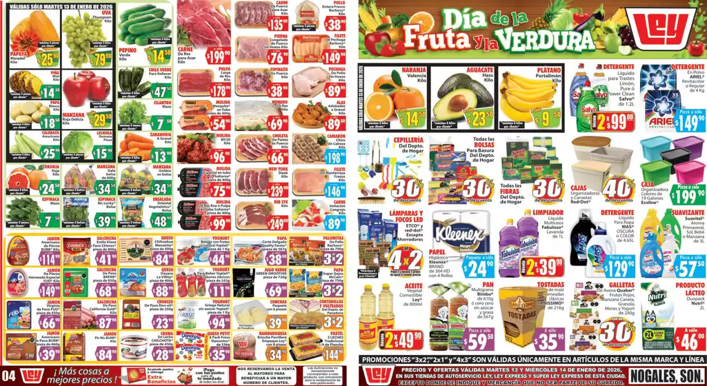 Catálogo Casa Ley en Ciudad Madero | Ofertas principales para ahorradores | 2026-01-13T00:00:00.000Z - 2026-01-14T00:00:00.000Z