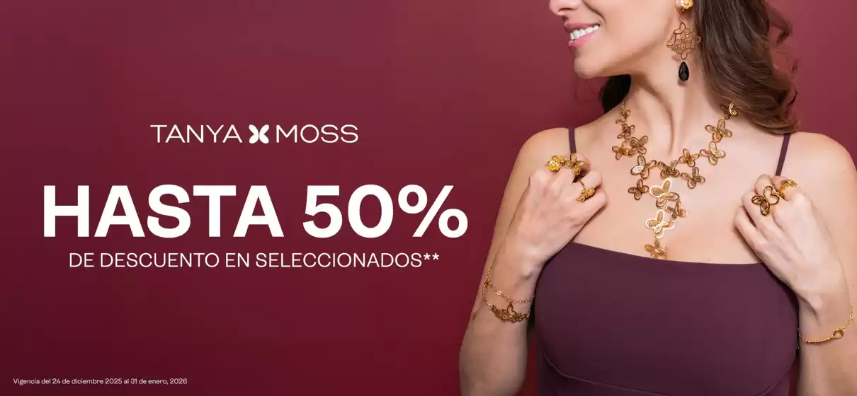 Catálogo Tanya Moss | 50% de descuento | 2026-01-15T00:00:00.000Z - 2026-01-31T00:00:00.000Z
