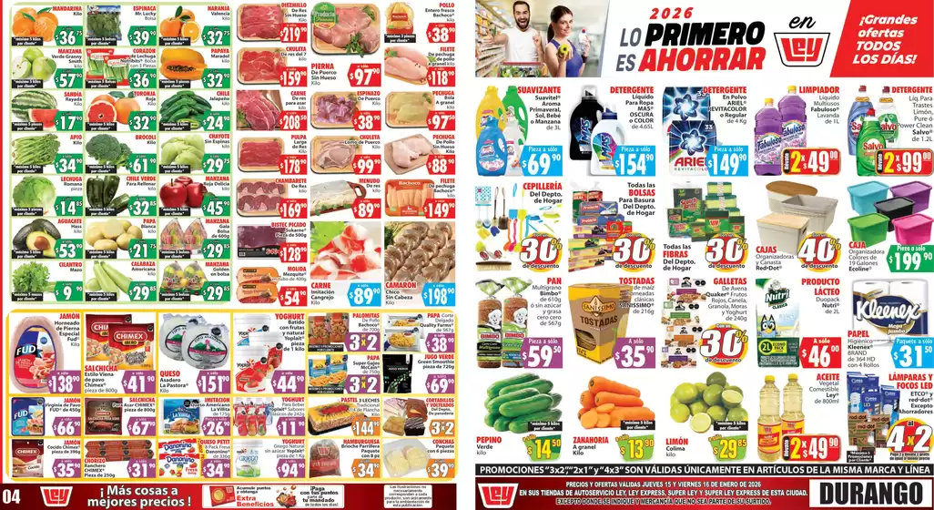 Catálogo Casa Ley en Arandas | Ofertas principales para todos los cazadores de gangas | 2026-01-15T00:00:00.000Z - 2026-01-16T00:00:00.000Z