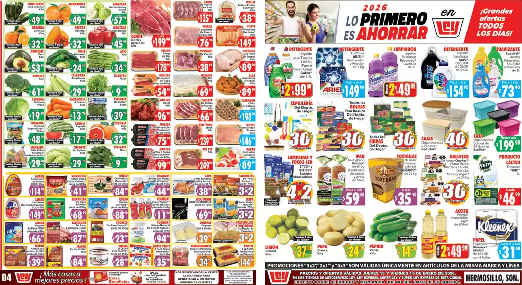 Catálogo Casa Ley en Arandas | Ahorra ahora con nuestras ofertas | 2026-01-15T00:00:00.000Z - 2026-01-16T00:00:00.000Z